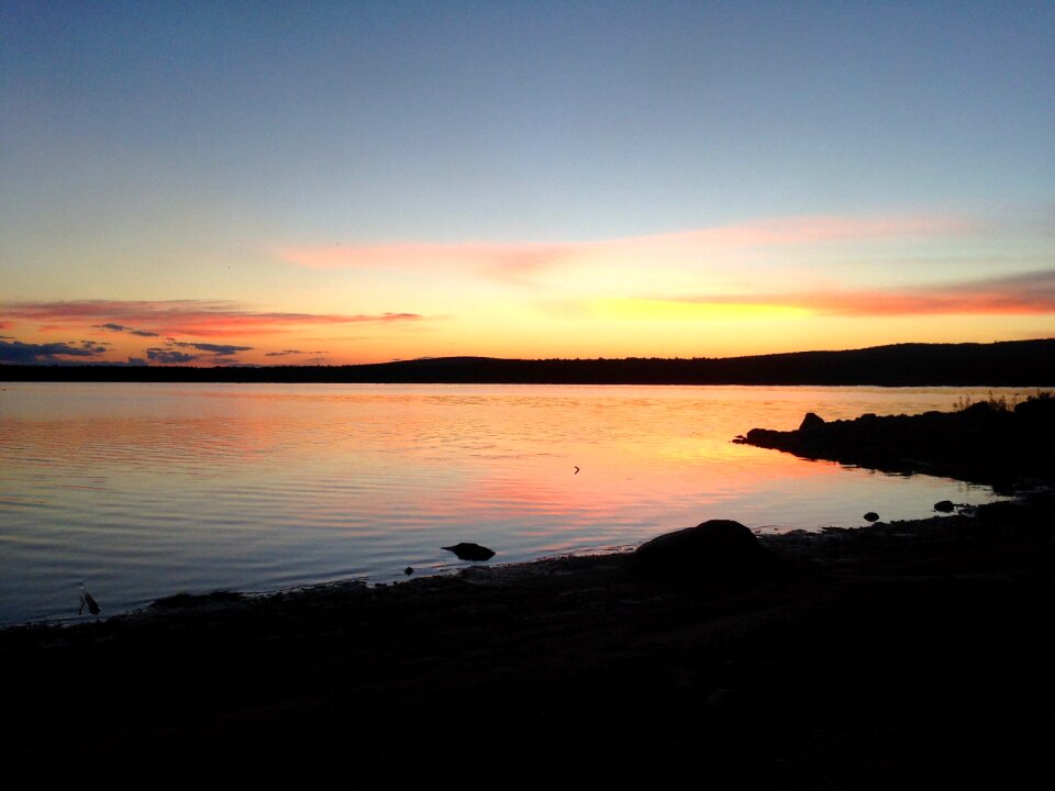 Sunset colors québec photo