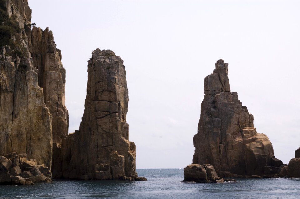 Tongyeong island rock