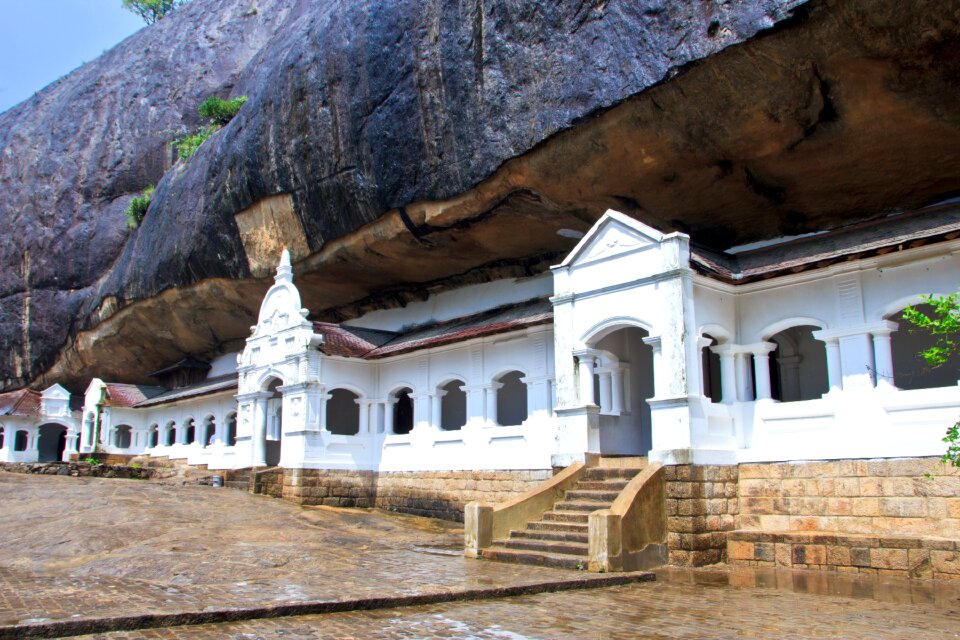 Rock buddha landmark