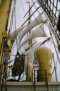 Ship masts sailing boat photo