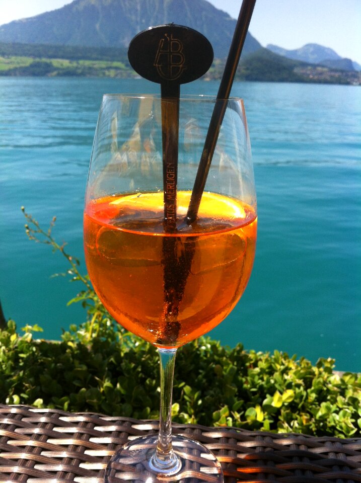 Drink orange aperitif