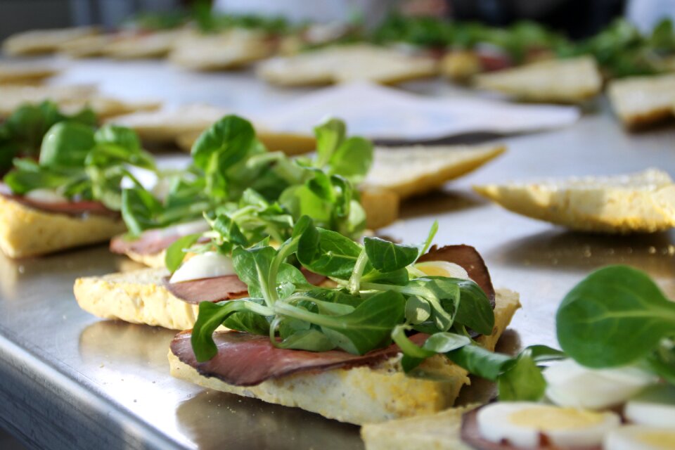 Tasty bread vegetable