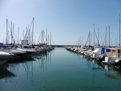 Sailing vessel water algarrobo-costa