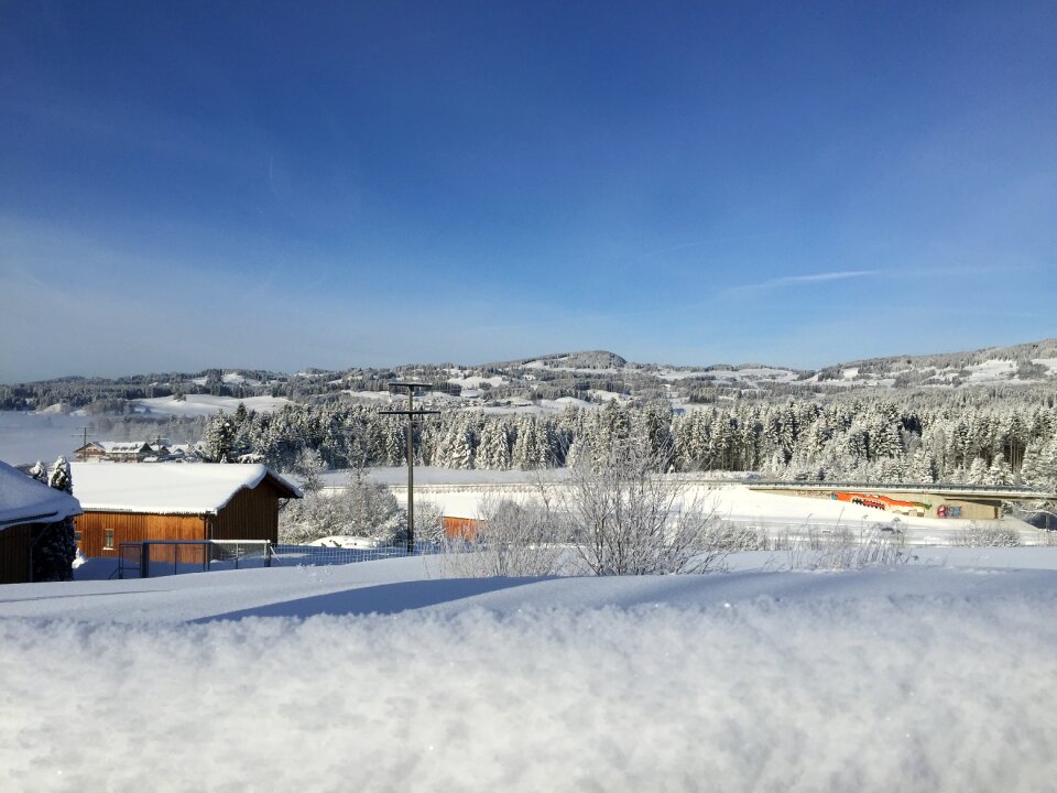 Winter snow view