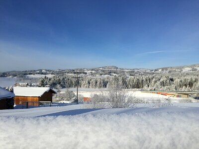 Winter snow view