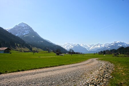 Mountains panorama away