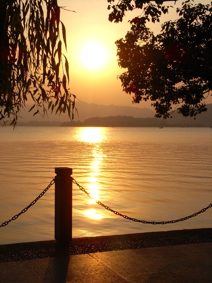 Abendstimmung romance landscape photo