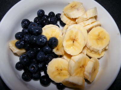 Blueberry healthy food photo