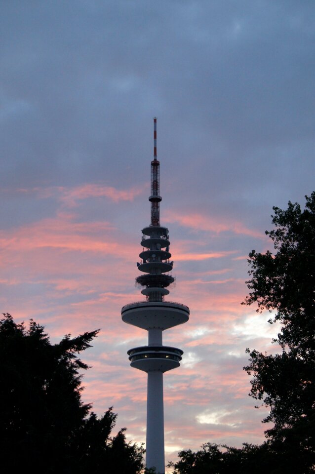 Tv tower sky twilight