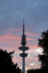 Tv tower sky twilight photo