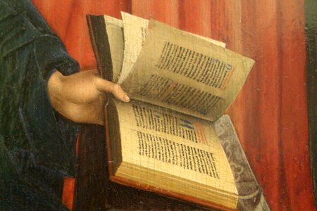 Book middle ages flemish primitives photo