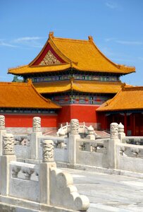 Forbidden city architecture beijing