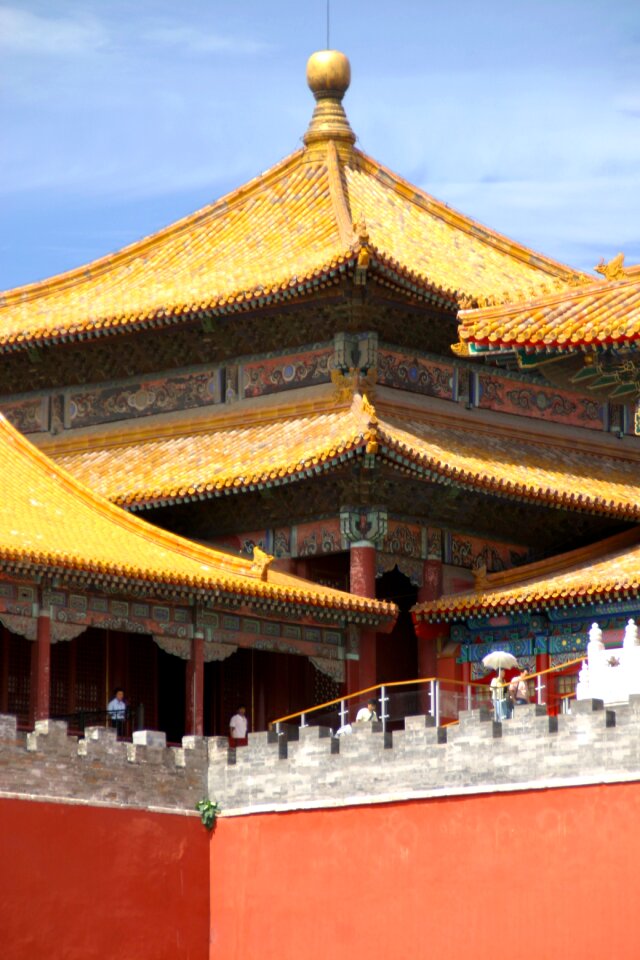 Forbidden city architecture beijing
