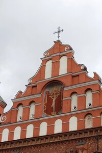 Facade historic center architecture