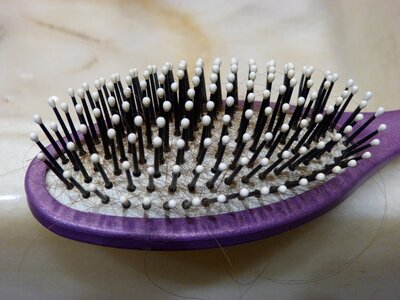 Comb long hairs brush photo