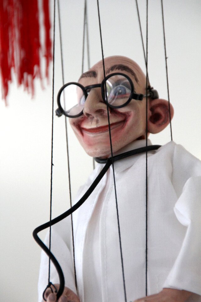 Toys puppet theatre play doll