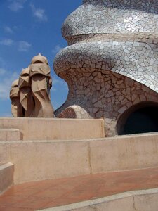 Abstract art barcelona sculpture
