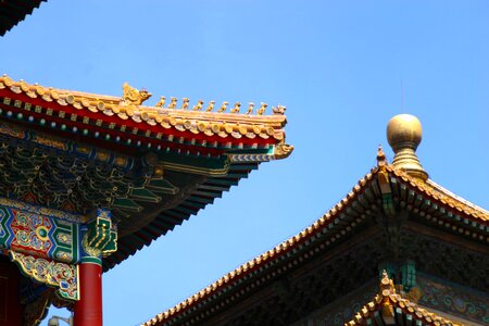 Forbidden city architecture beijing photo