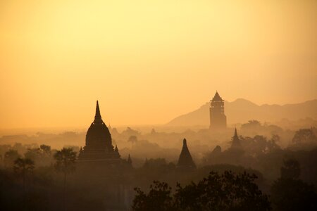 Bagan myanmar ballooning photo