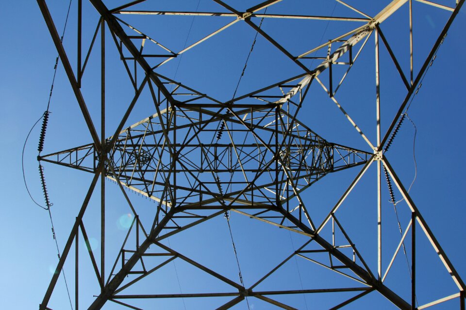 Energy power line high voltage