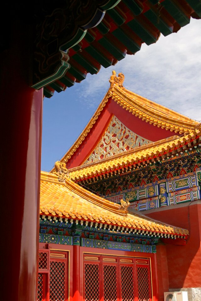 Forbidden city architecture beijing