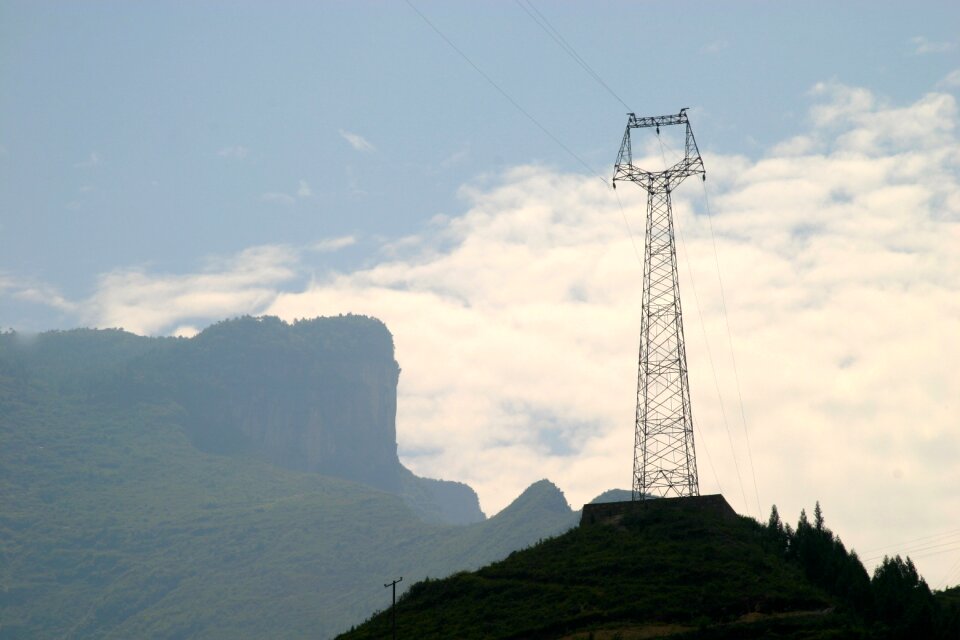 Energy power line high voltage
