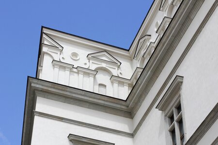 Facade historic center architecture