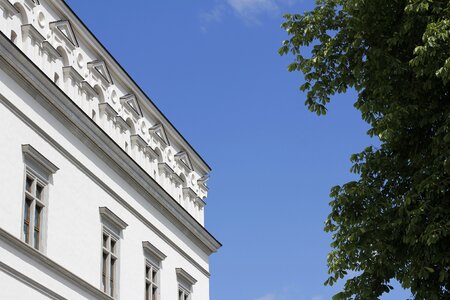 Facade historic center architecture