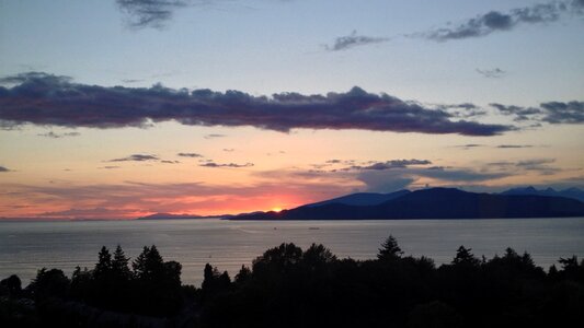 Scenic sky clouds photo