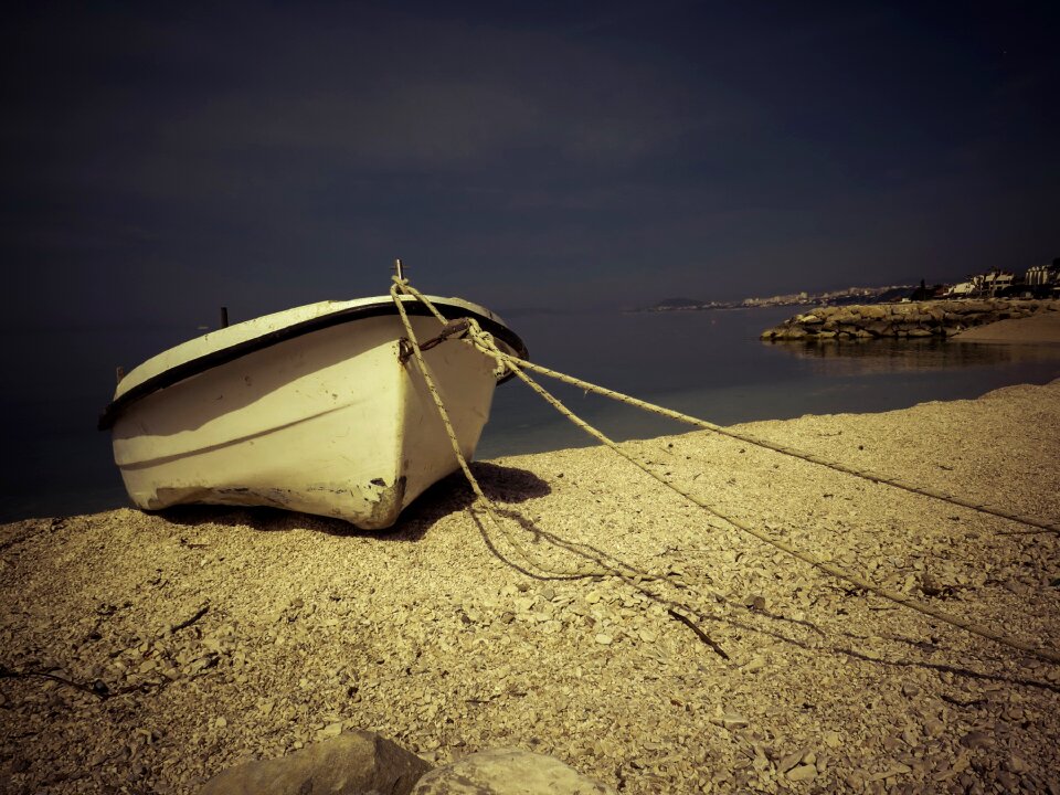 Landscape split beach
