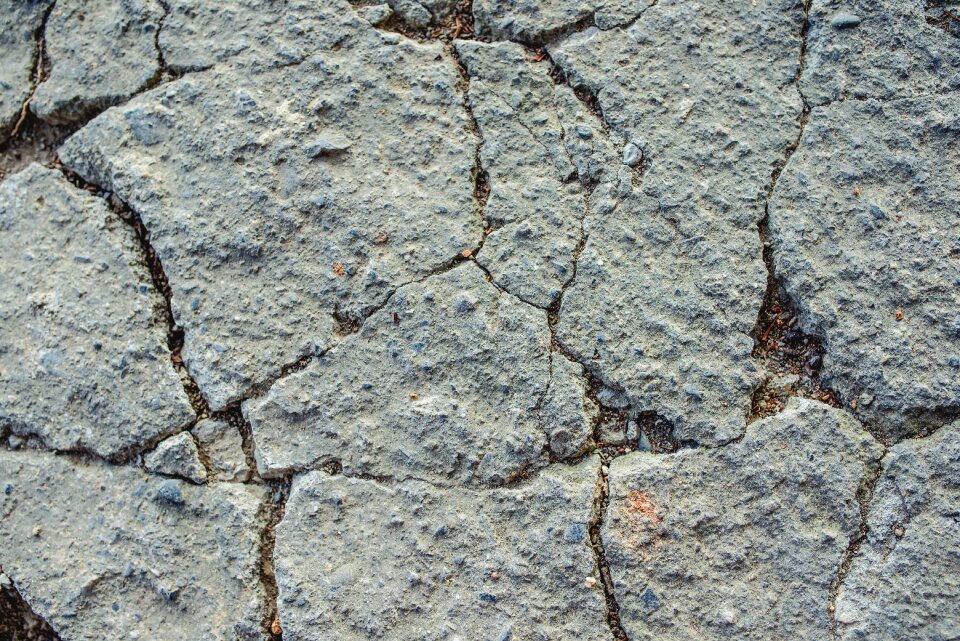 Cracked dry ground