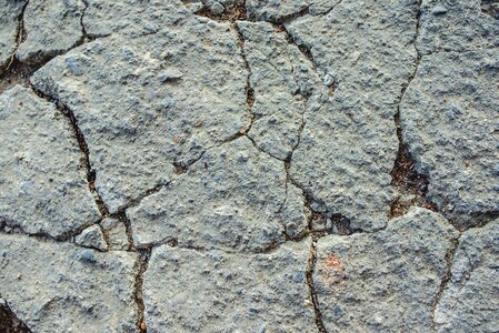 Cracked dry ground photo