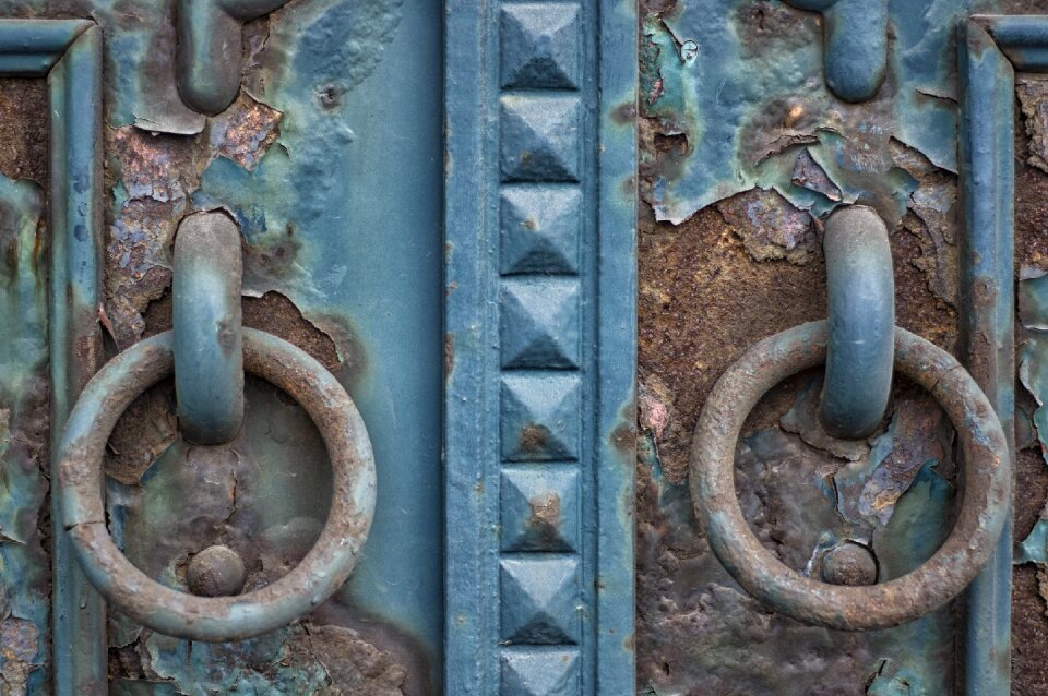 Old metal vintage