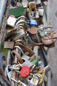 Old castles padlock photo