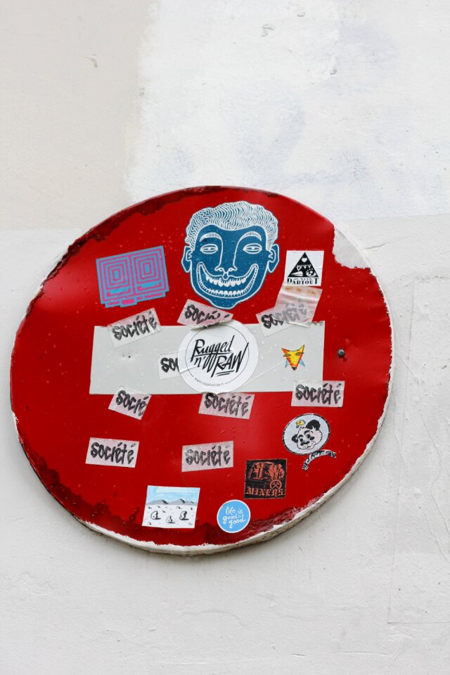 Special characters street sign shield