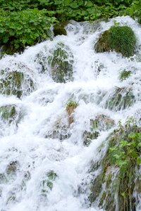 Stones waterfall flow
