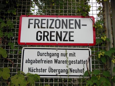 Border customs history