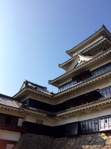 Building castle of japan sunny