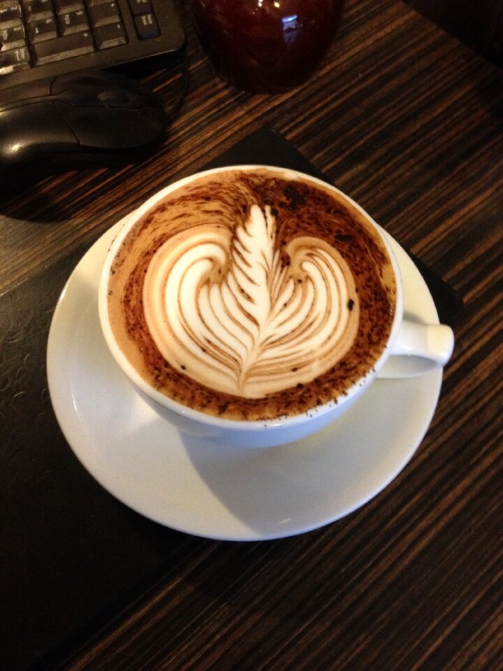 Drink caffeine brown