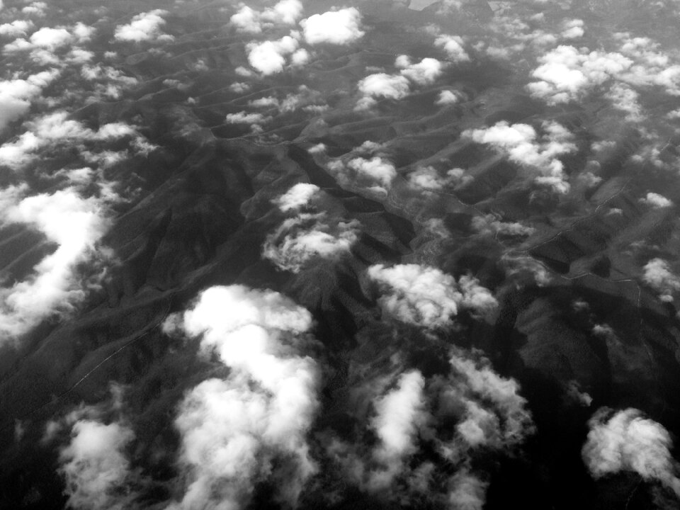 Topography scenic sky