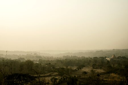 Nature fog rural photo