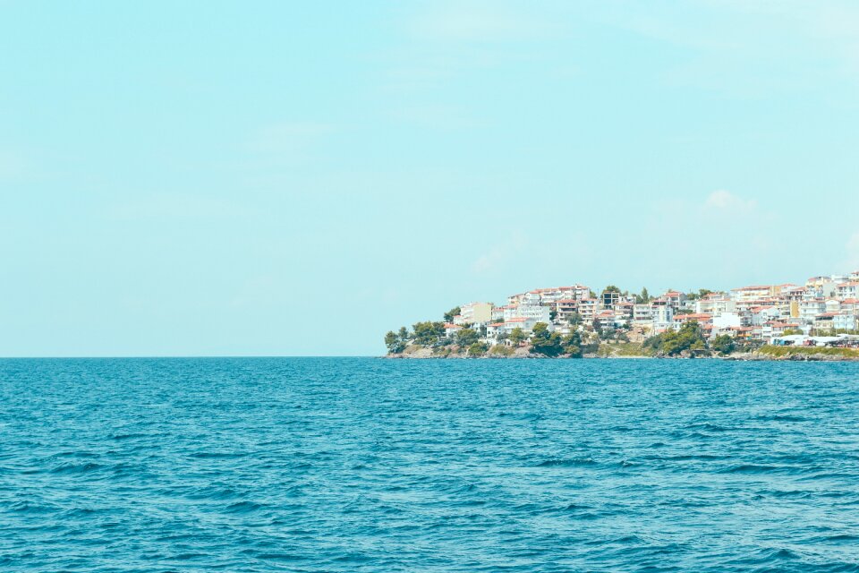 Sea landscape sky