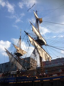 Three master sailing sailing ship