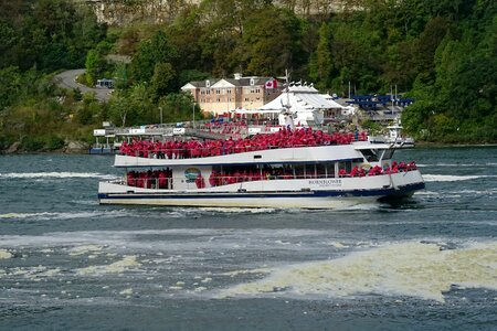 Tourists canada water photo