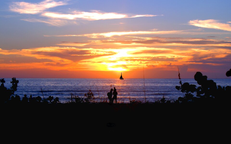 Sea water sky