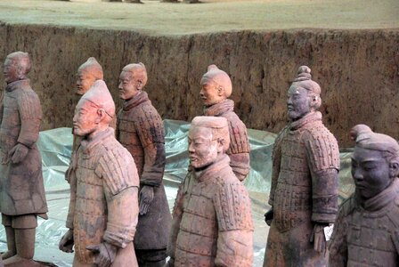 Terracotta army statue