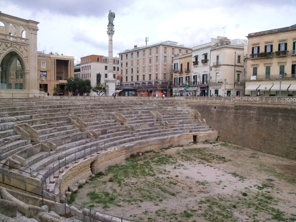 Antique architecture amphitheater