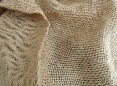 Fabric jute bag jute photo