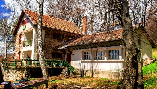 Mountain chalet tourism