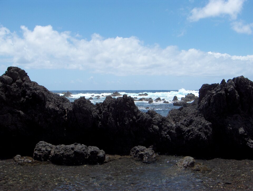 Volcanic pacific ocean